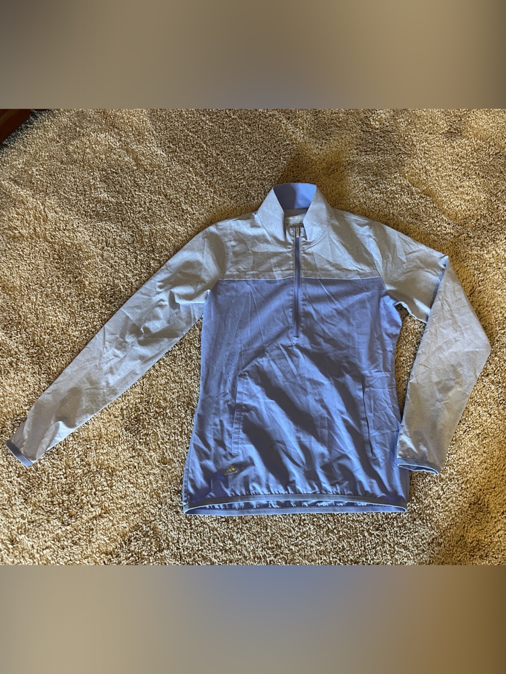 adidas Blue Athletic Skirt with Gold Logo
